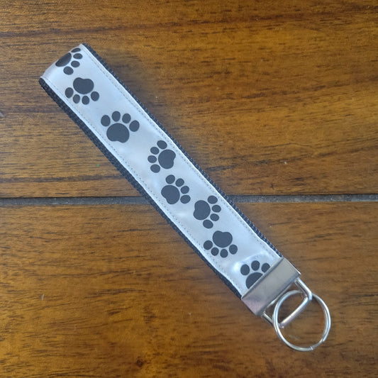 Paw Print Key Fob